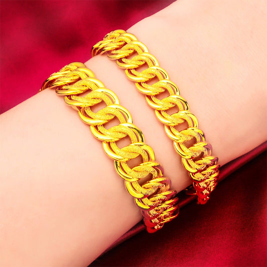 Women's Placer Gold Fashion Alluvial Jewelry Boss Bracelets