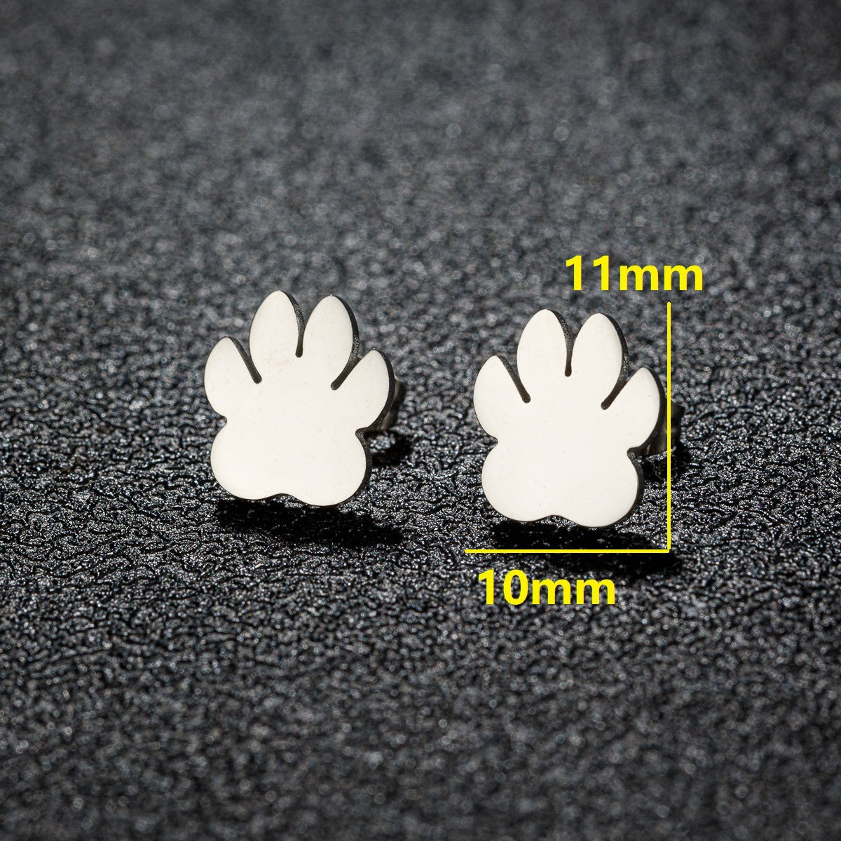 Women's Fashion Stainless Steel Personality Simple Style Bowknot Stud Earrings