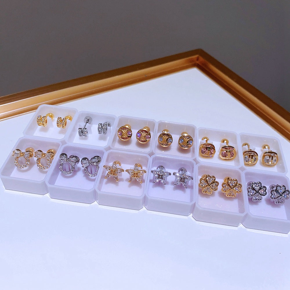 Medical Titanium Steel Ear Bone Collection Earrings