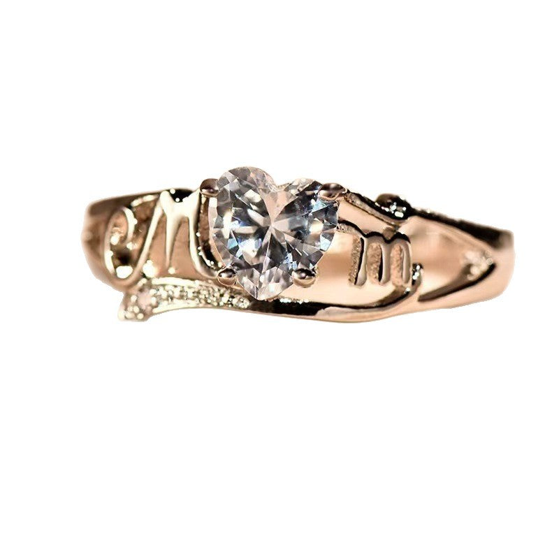 Ya Electroplated Heart-shaped Zircon Popular Fashion Female Bracelets