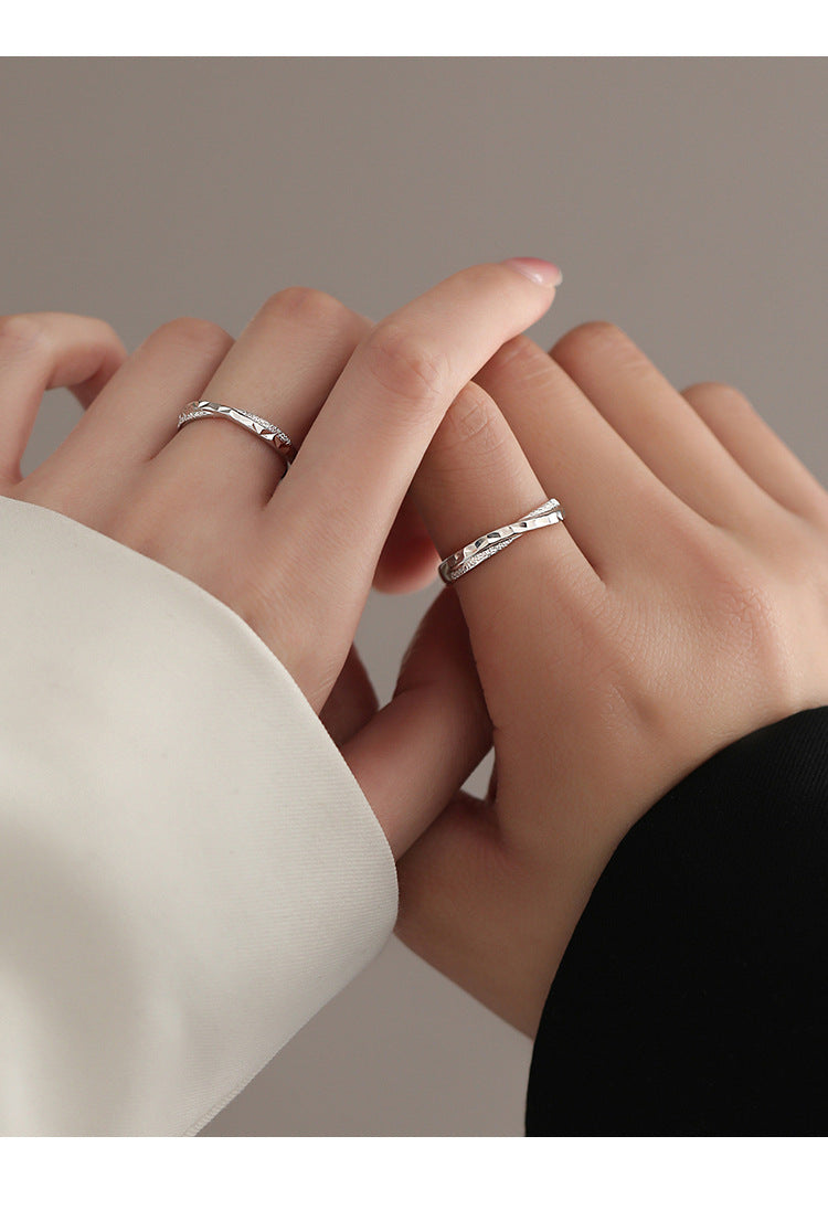 Women's & Men's Valentine's Day Star Sea Couple Simple Rings