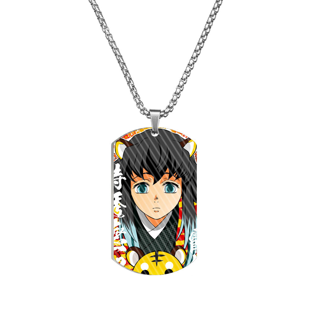 No Stainless Steel Color Printing Army Pendants