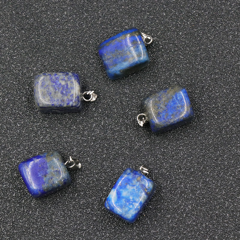 Stone Crystal Agate Small Colorful Jade Irregular Pendants