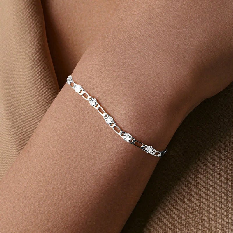 Hip Hop Geometric For Girlfriend Exquisite Chain Bracelets