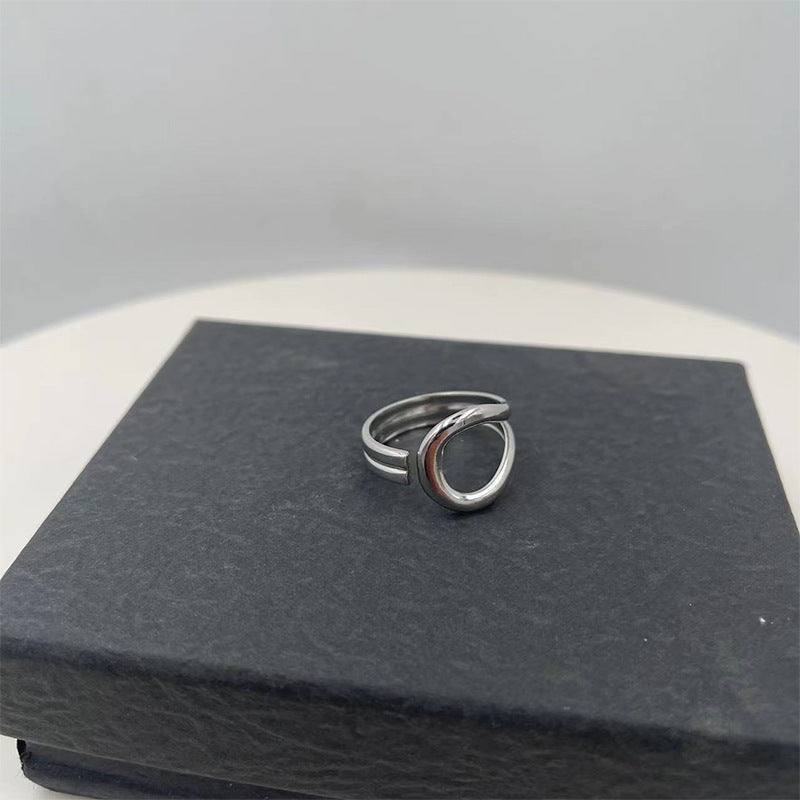Stainless Steel Personality Advanced Opening Adjustable Rings