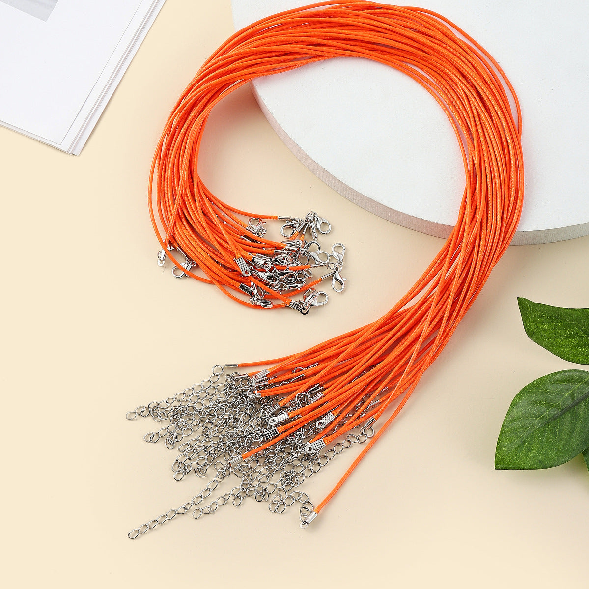 Line Leather String Colors Single Rope Pendants