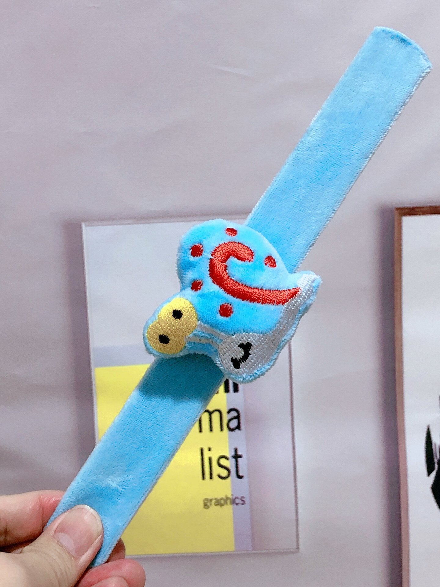 Children's Plush Cartoon Pop Cute Sun Flower Couple Female Dinosaur Slap Bracelet