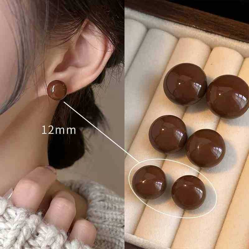 Women's High-grade Steamed Bread Bead For Simple Earrings