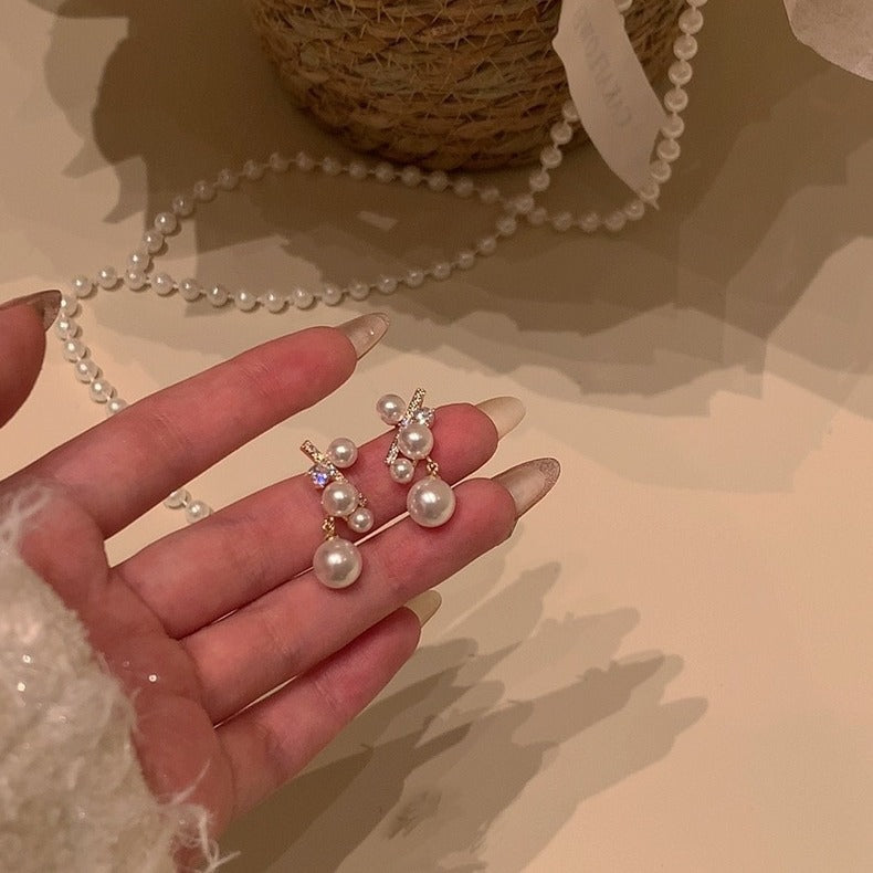 Women's Needle Pearl High Sense Niche Temperament Rings