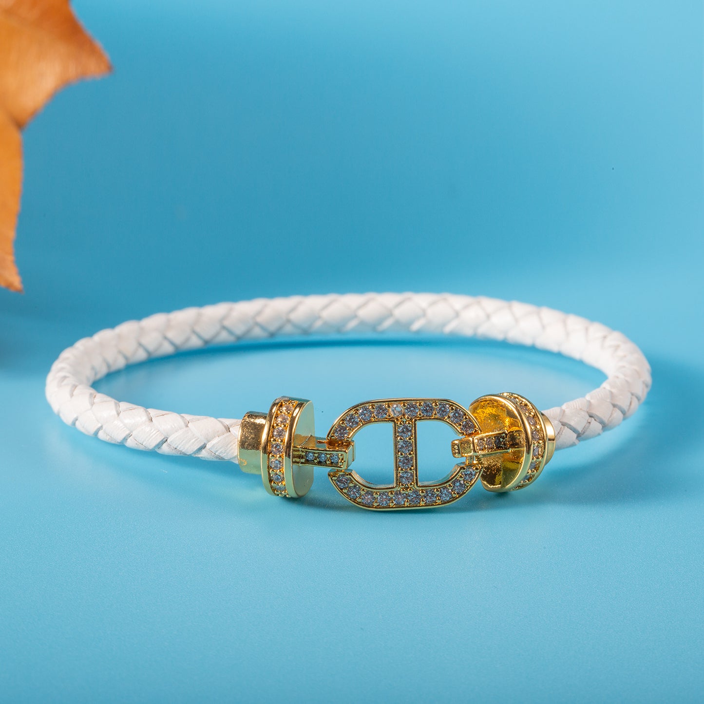 Pig Nose Full Diamond Pu Light Luxury Bracelet
