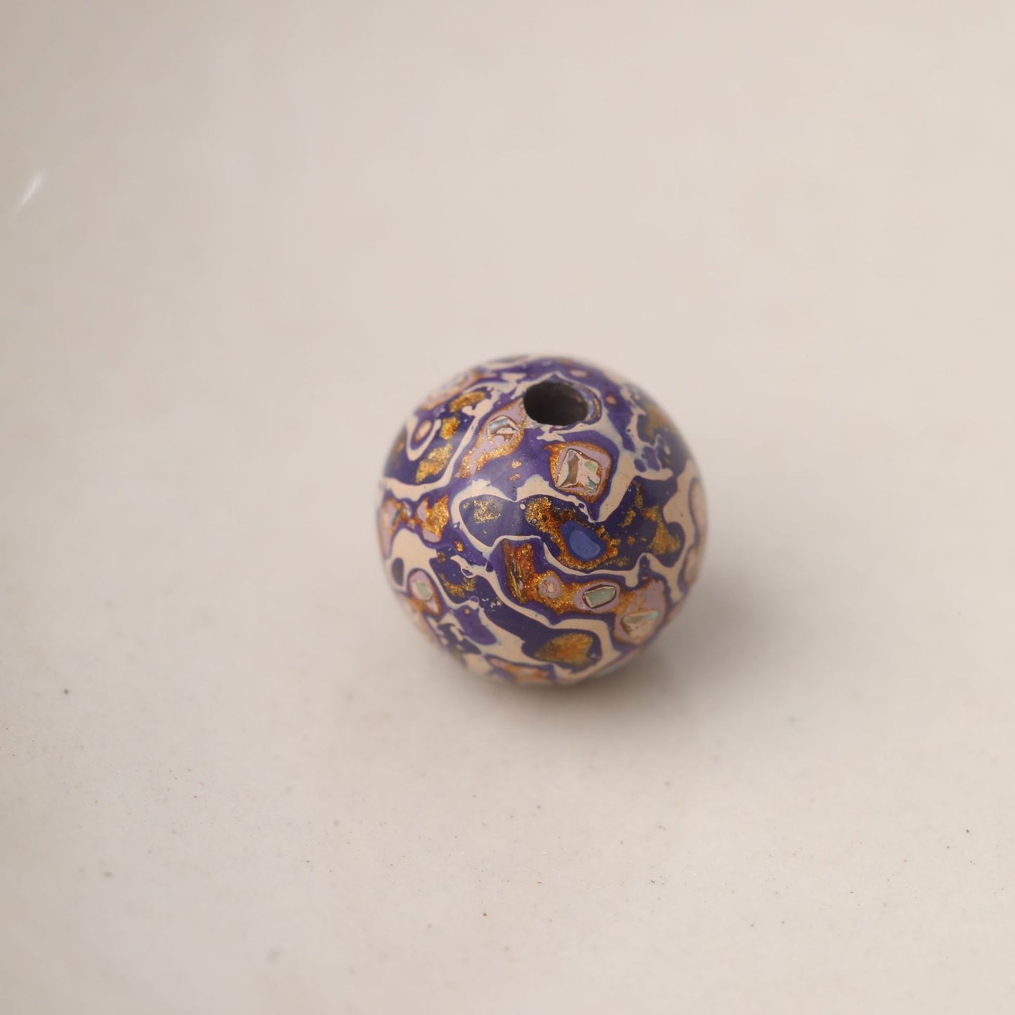 Paint Large Beads Inlaid Screw Scattered Single Bracelet