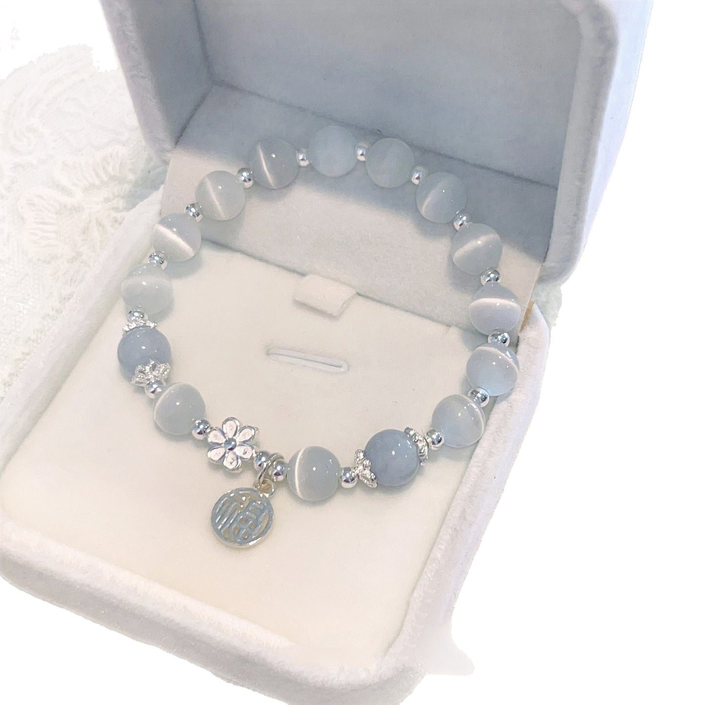 Men's Ancient Style Handmade Glaze Beaded Chinese Bracelet