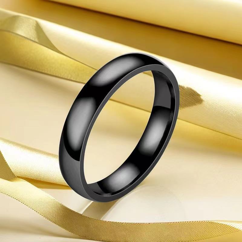 Women's French Style Niche Advanced Simple Glossy Ring