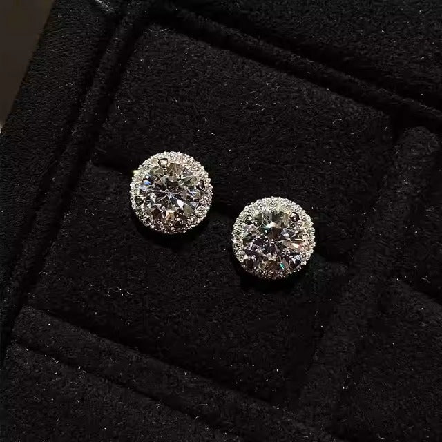 Attractive Diamond Round Bag Live Broadcast Rings