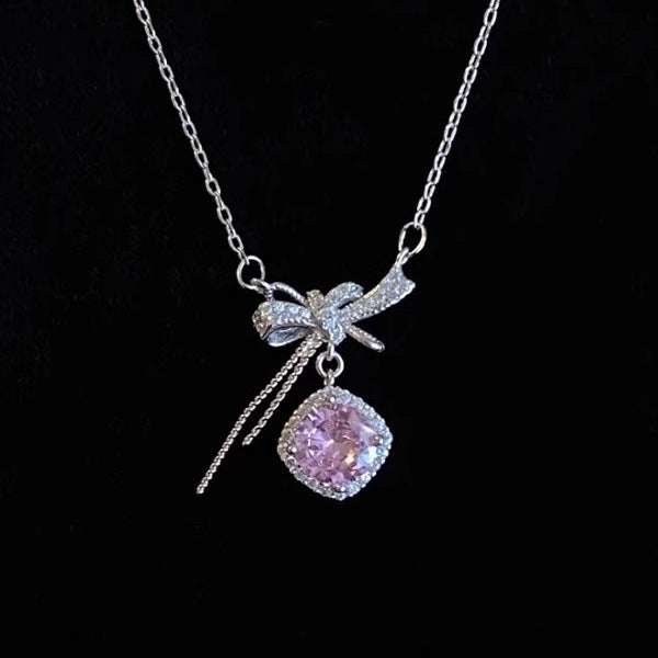 Women's Sier Light Luxury High-grade Design Clavicle Necklaces