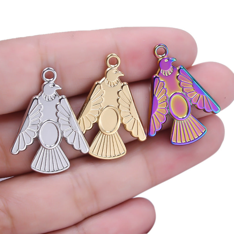 Stainless Steel Eagle Parts Handmade Vacuum Necklace