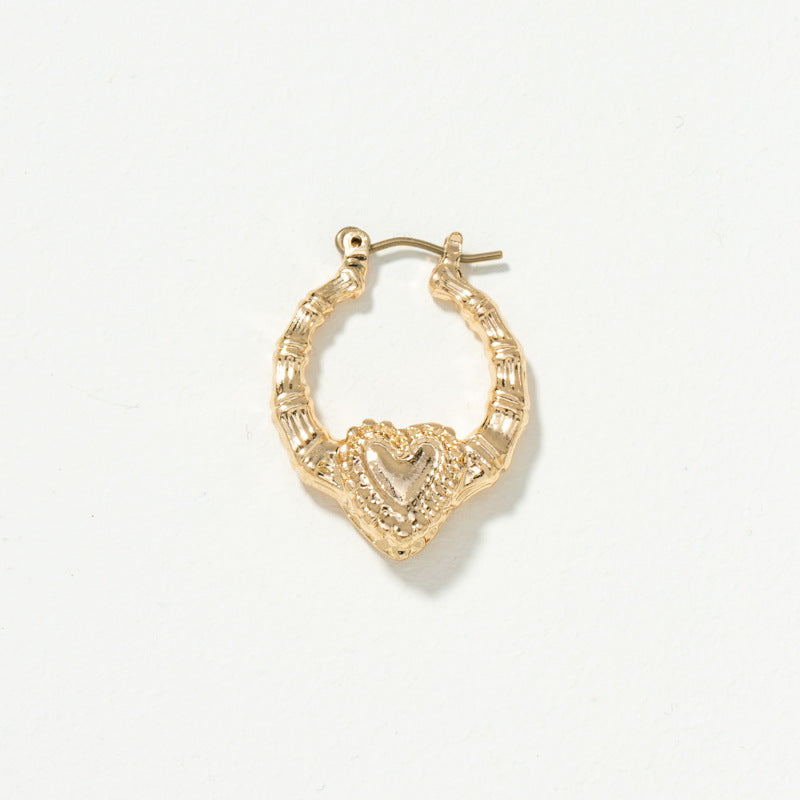 Love Heart Vintage Geometric Heart-shaped Style Rings