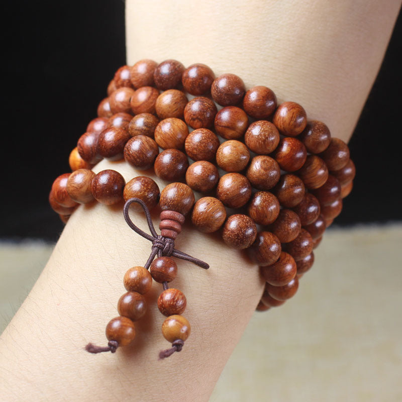 Women's & Men's Long-term Rosewood Rosary Wooden Bracelet