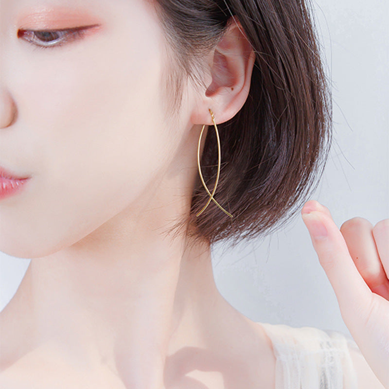 Female Temperament Trendy Long Fringe Super Fairy Rings