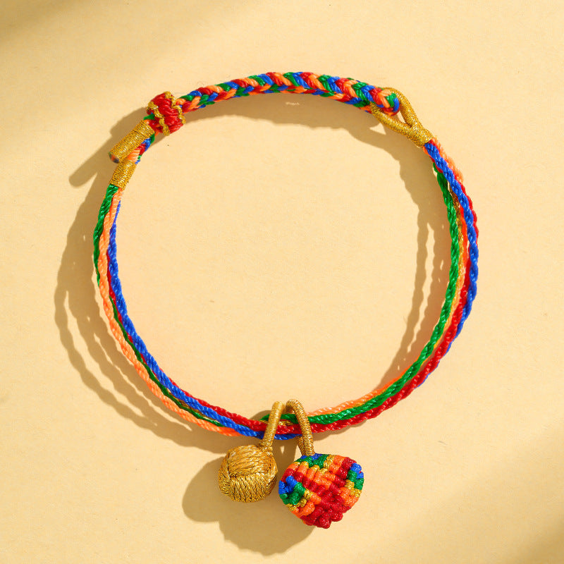 Children's Dragon Boat Festival Colorful Rope Hand-woven Small Bracelets