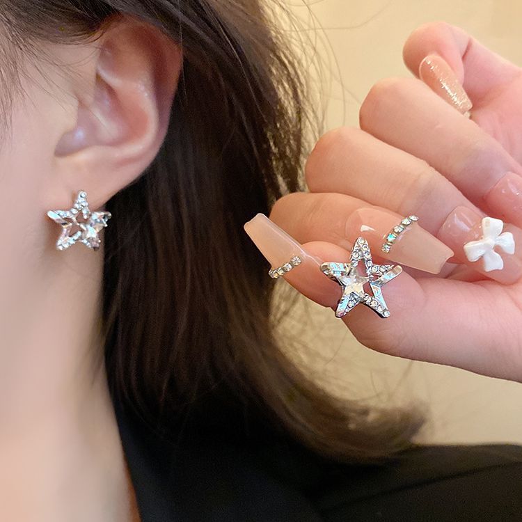 Star Ear Female Small Simple Temperament Wild Rings