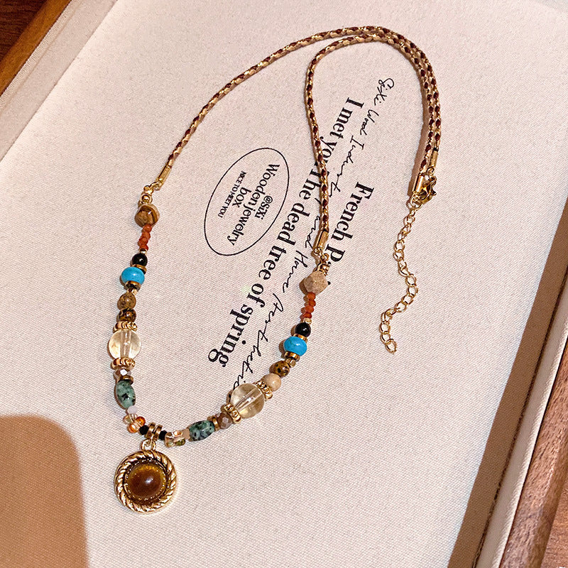 Women's Vintage Ball Beaded For Affordable Luxury Necklace