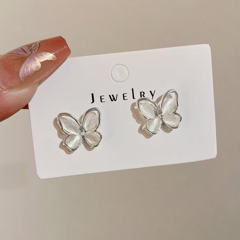 Women's Zircon Tassel Light Luxury High Sense Stud Earrings