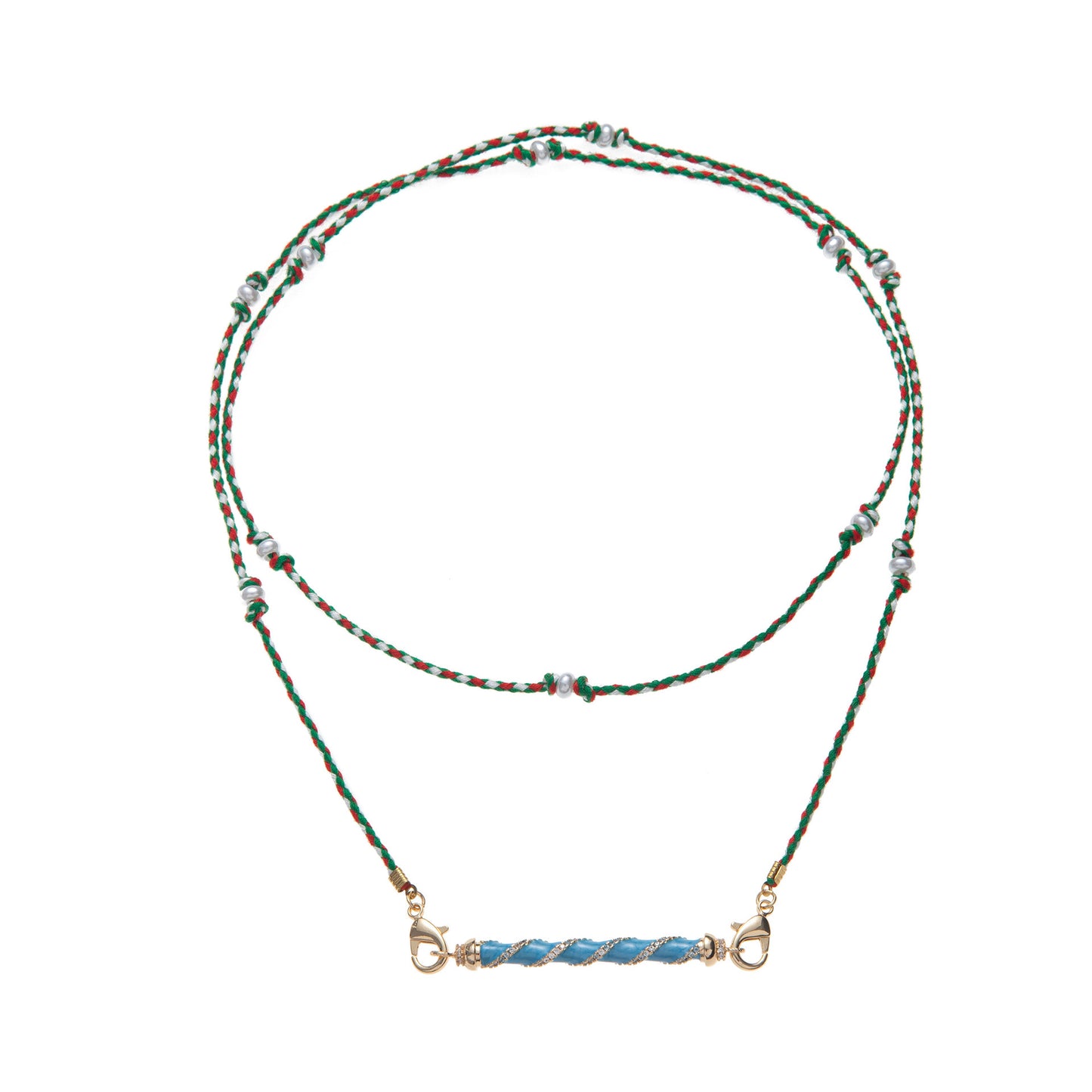 Tarot Cone Color Boys Gold Plated Necklace