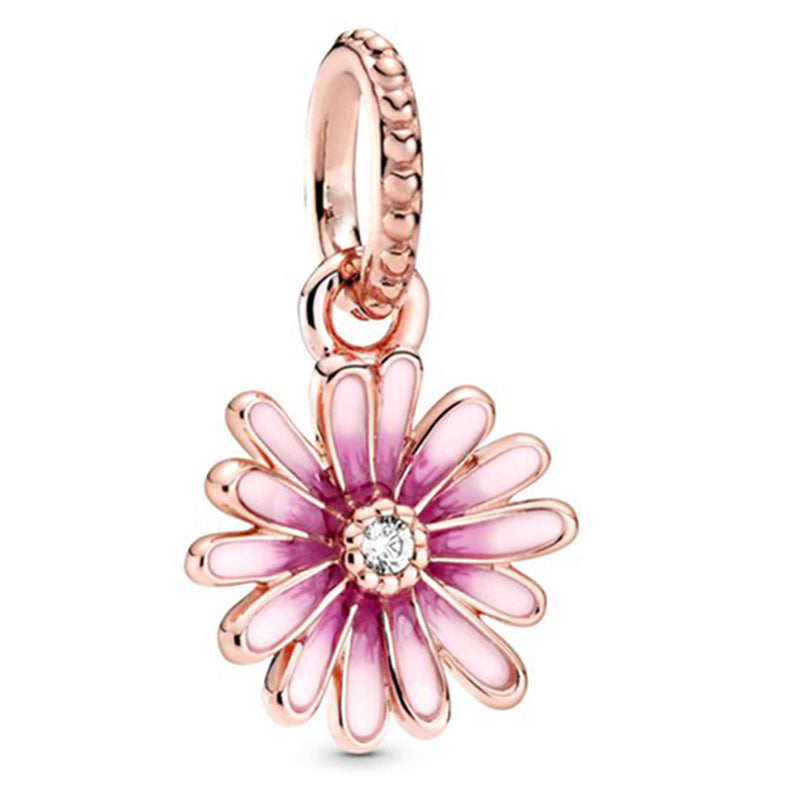 Innovative Stylish Pink Beaded Daisy Fashion Jewelry Accessories