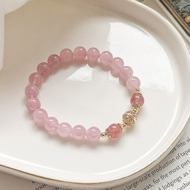 Cute Style Niche Fresh Couple Bead Necklace