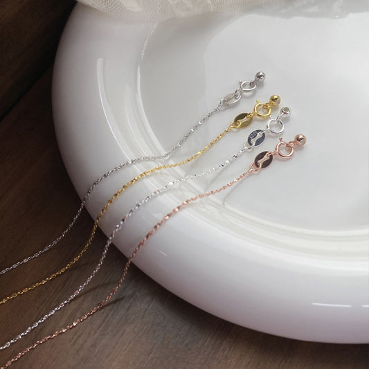 Women's Sier Minimalist Starry Retractable Adjustable Universal Necklaces