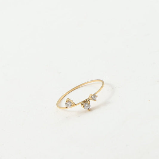 Very Thin Diamond In The Debris Titanium Rings