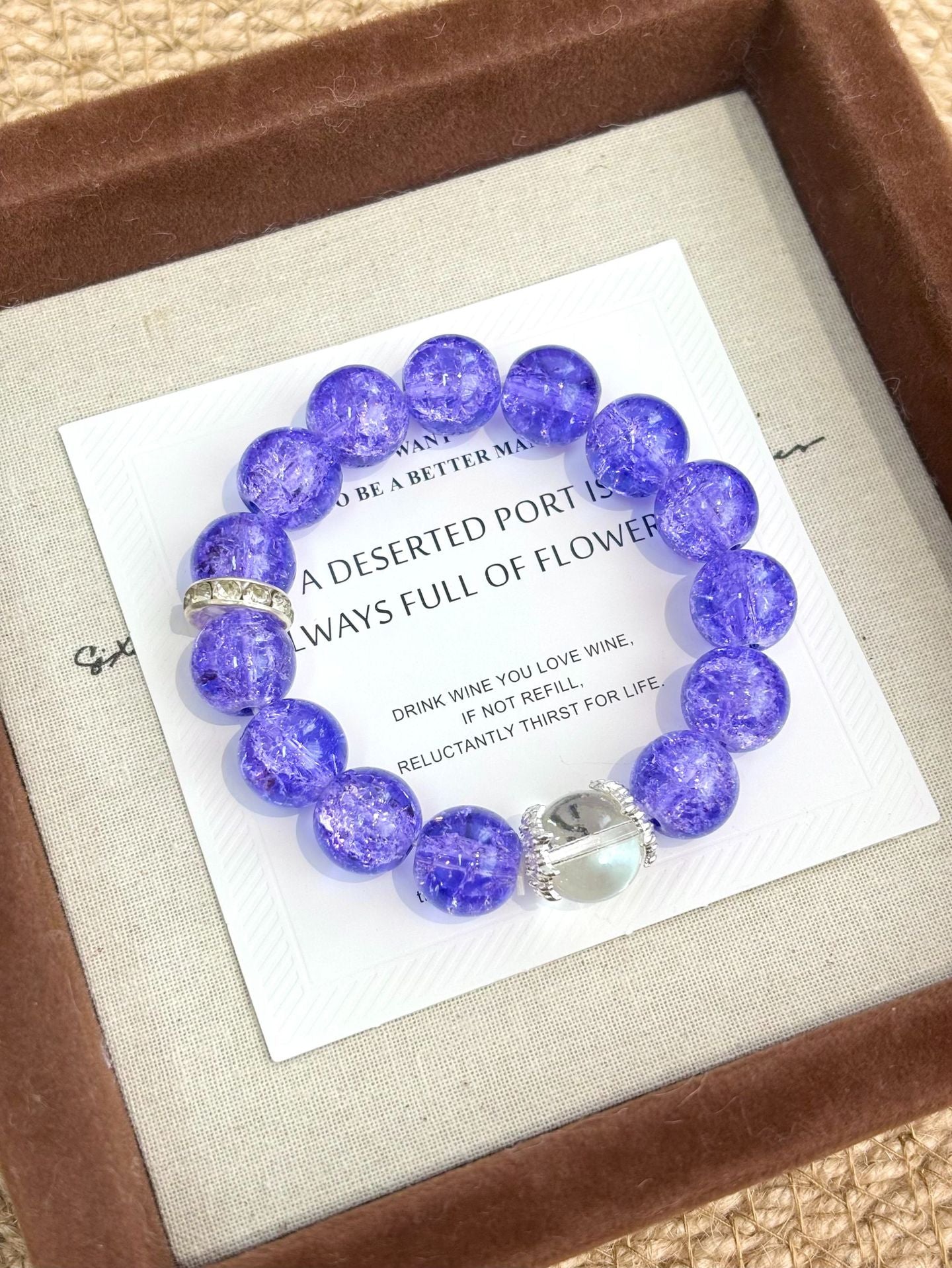 Lotus Lucky Beads Design Sense Ancient Bracelet