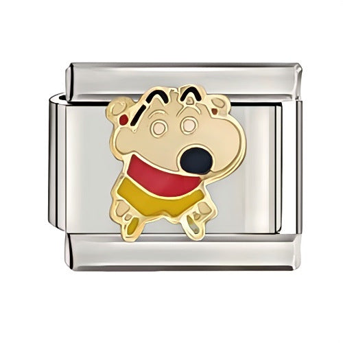 Welding Pattern Oil Dripping Cartoon Italian Bracelets