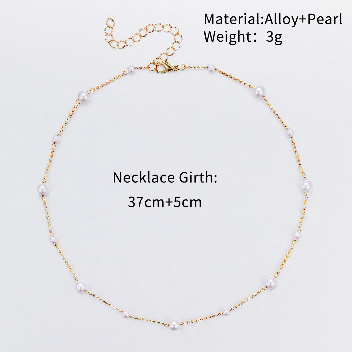 Women's Jewelry Ornament Pearl Fashionable Temperamental Clavicle Necklaces