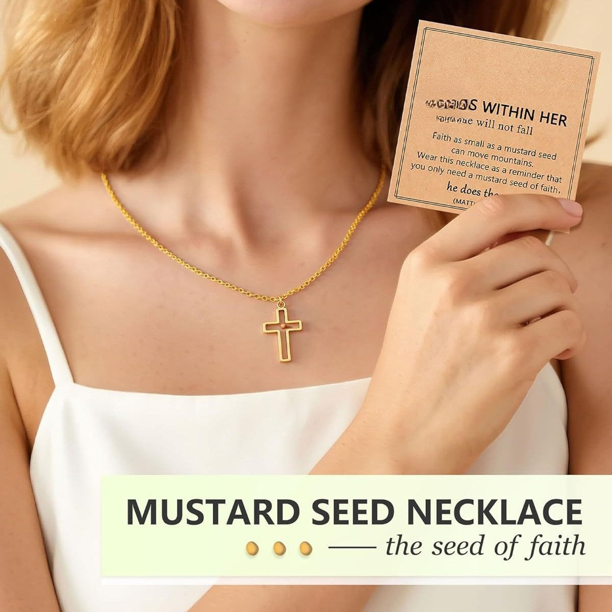 Fashion Cabbage Seed Oval Stainless Steel Necklaces