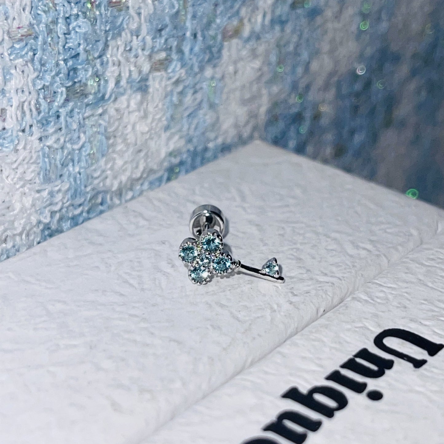 Steel Ear Bone Series Collection Clip Flash Earrings