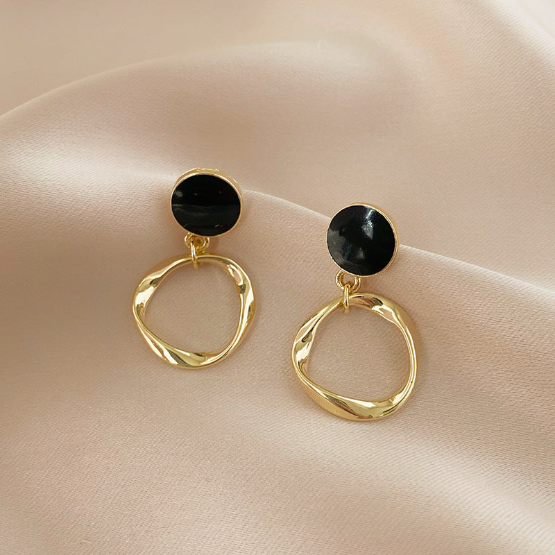 Pearl High-grade Butterfly Ear Clip Fashionable Earrings
