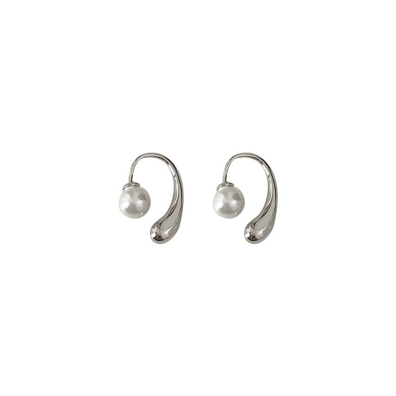 Women's Drop Pearl Light Luxury Simplicity Ear Clip Fashion Personalized Earrings