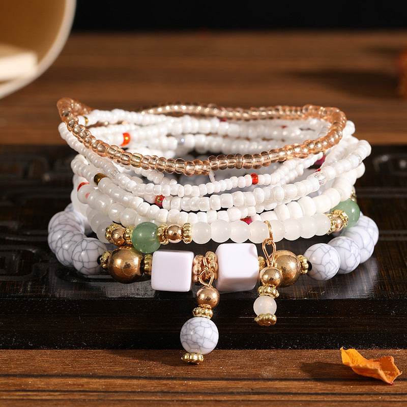 Trendy Unique Bohemian Elastic Bead Creative Bracelets