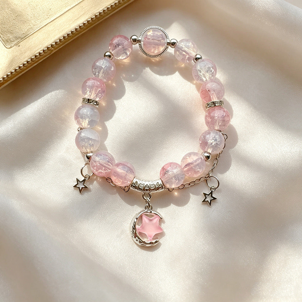 Summer Glaze Female Color Dopamine Temperamental White Bracelets