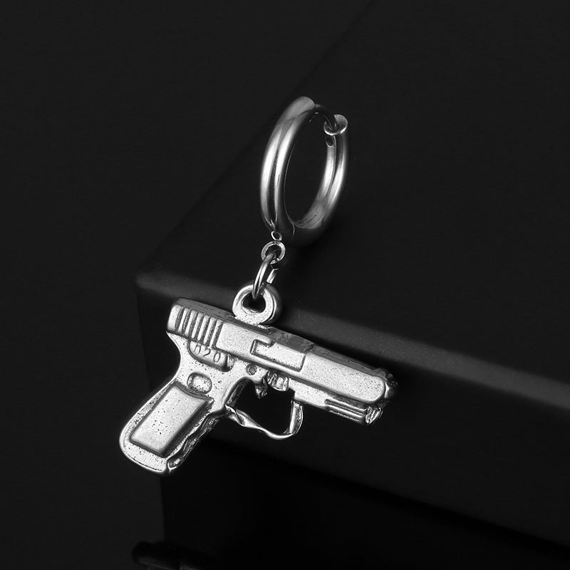 Classy Charming Titanium Steel Stainless Casting Ear Buckle