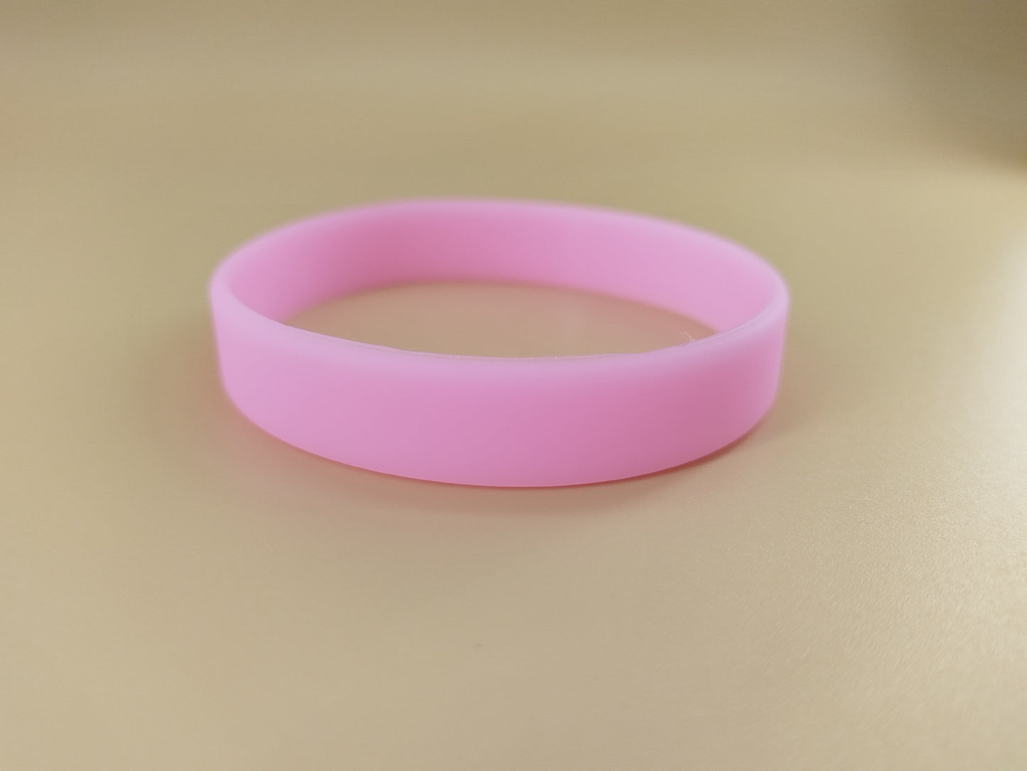 Silicone Solid Color Thermography Personality Lettering Laser Rubber Bracelets