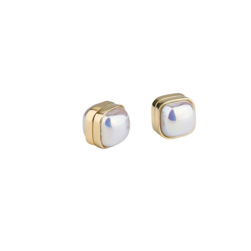 Love Pearl Magnetic Ear Without Piercing Magnet Stud Earrings