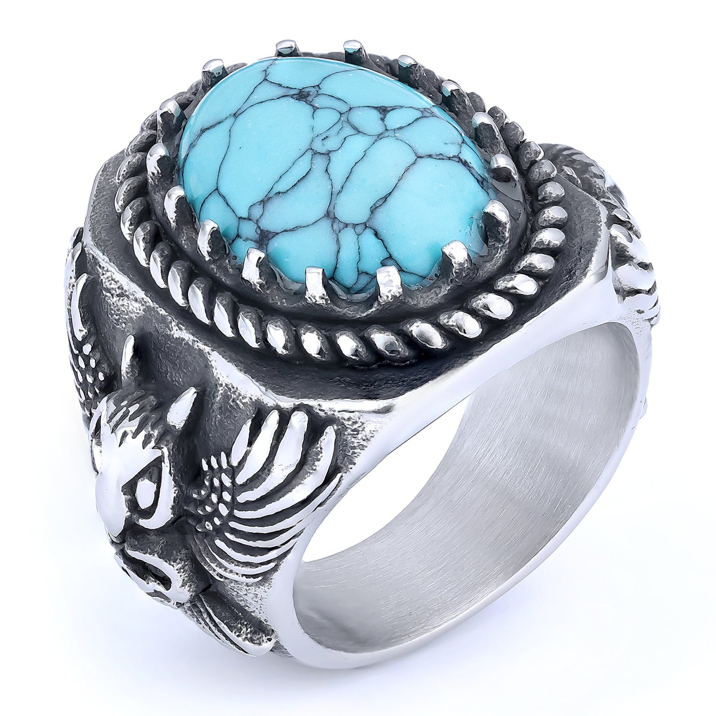 Creative Cool Ali Eagle Stainless Steel Rings