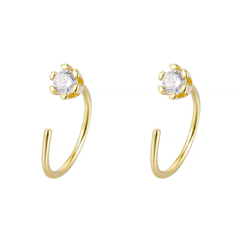 Ear Sleeping No Need To Take Off Fashionable Exquisite Stud Earrings