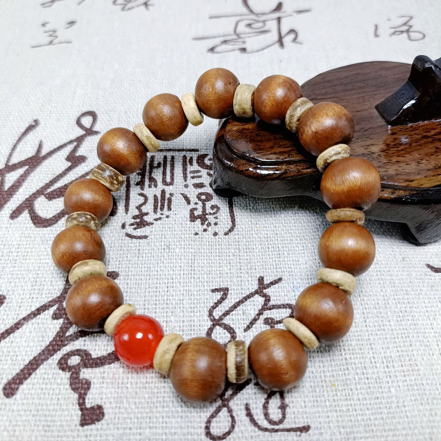 Women's & Men's King Walnut National Bodhi Cultural Artifact Prayer Beads Stall Live Bracelets