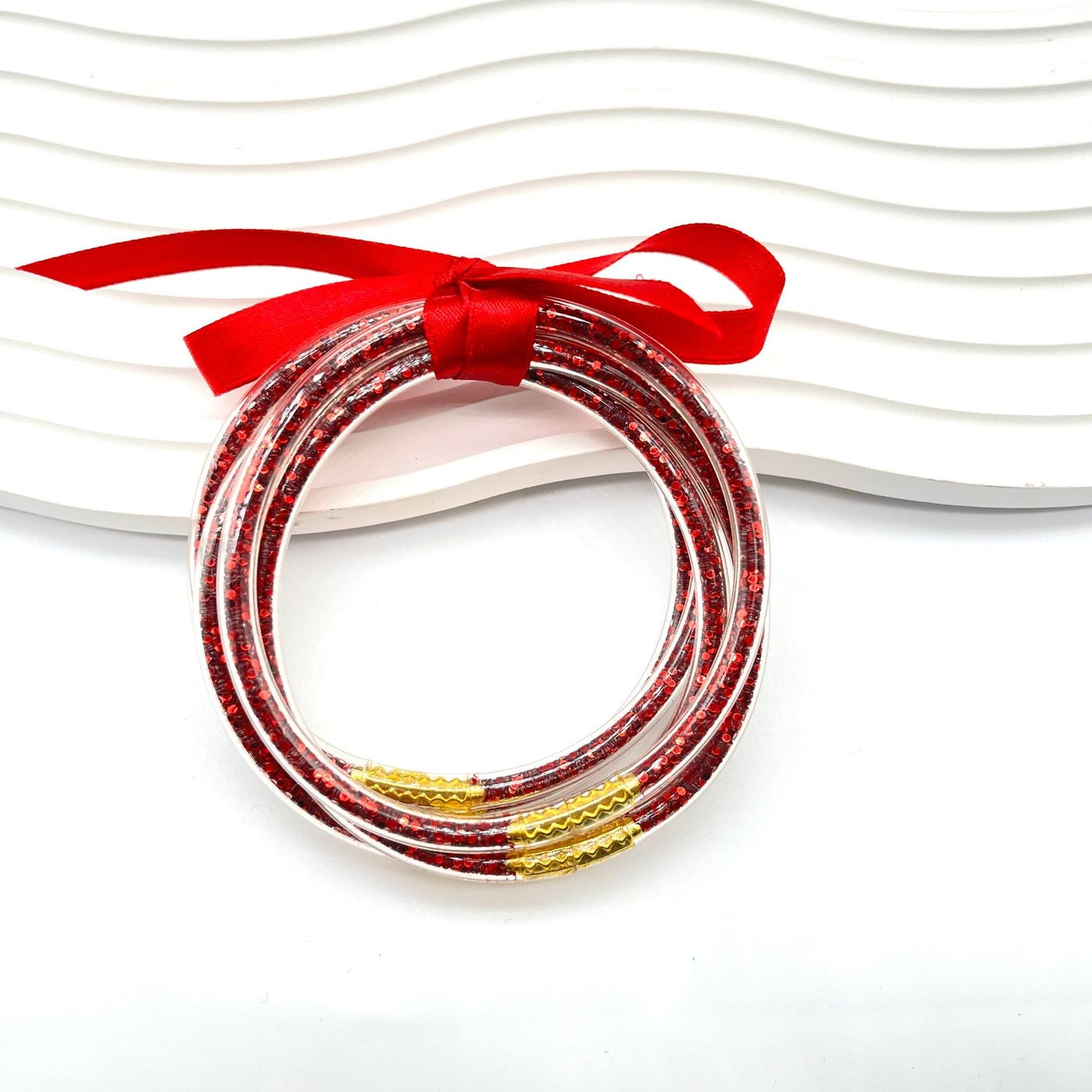 Glamorous Fashion Silicone Bright Simple Couple Bracelets