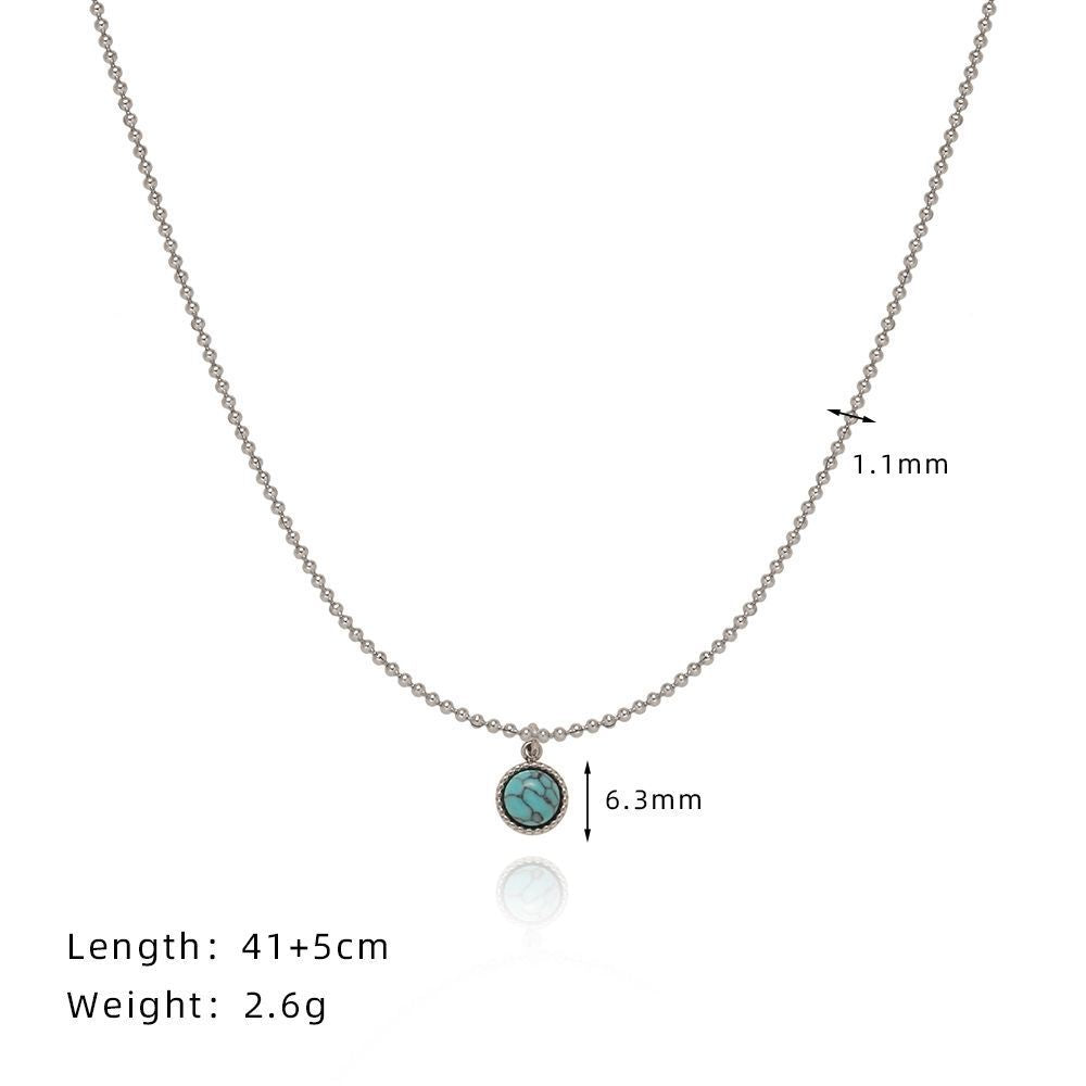 Women's Summer Diamond Titanium Steel For Light Luxury Clavicle Chain Necklaces