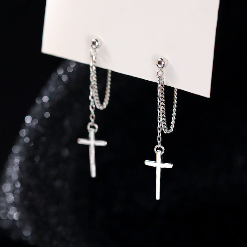 Women's Cross Cold Style Niche Design Fashion Sweet Grace Rings